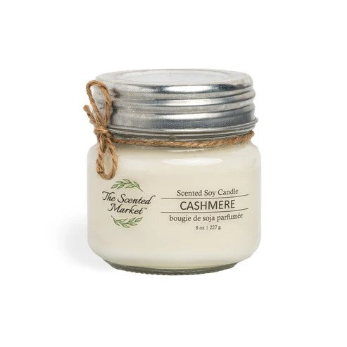 The Scented Market - Scented Soy Candle -Cashmere 8oz