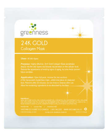Greenness 24K Gold Collagen Mask