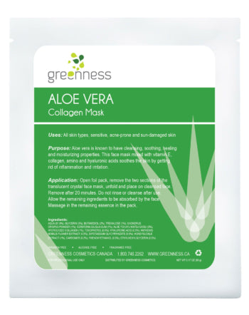 Greenness Aloe Vera Collagen Mask